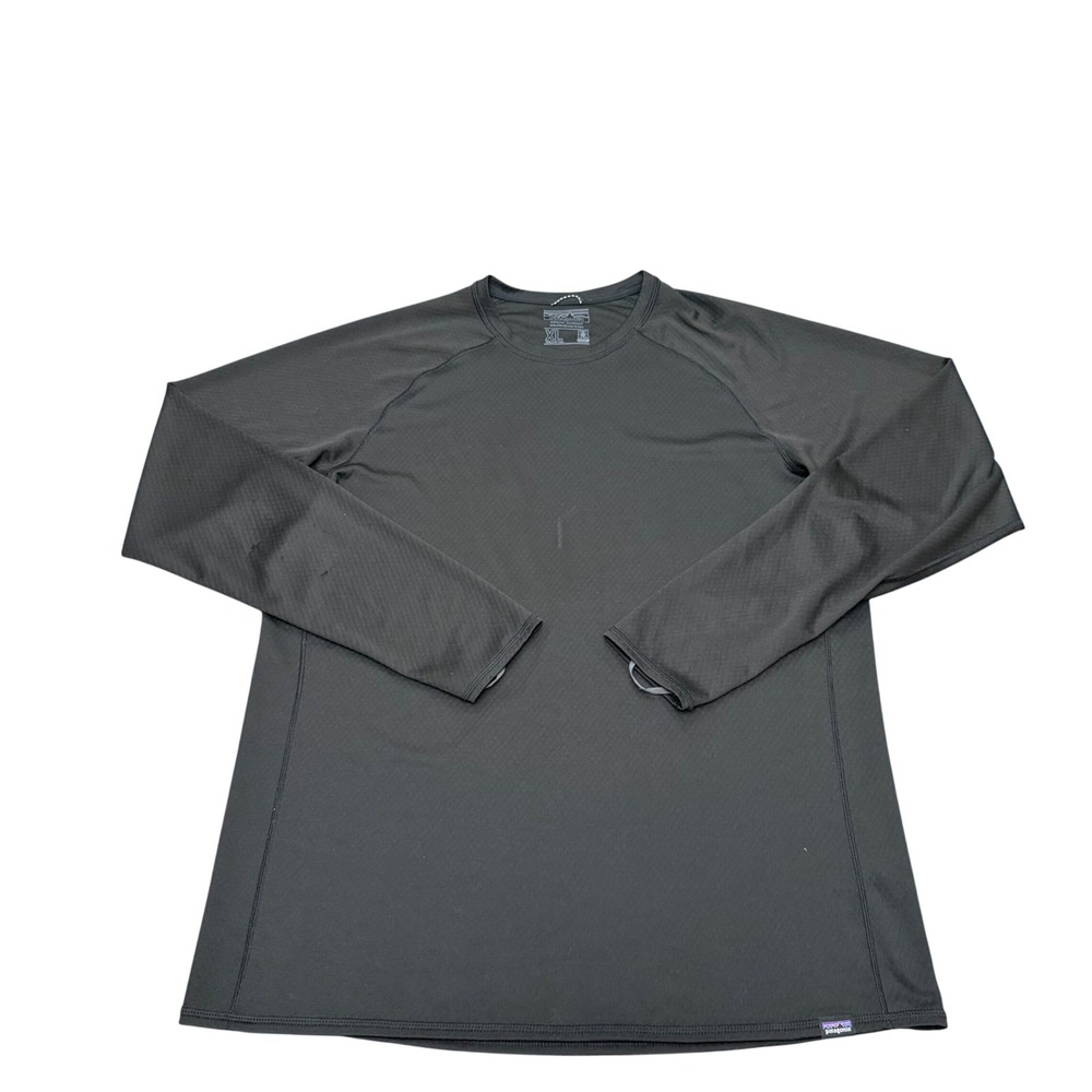 Patagonia Capilene Midweight Baselayer Mens XL Black‎ Long Sleeve Shirt 44427
